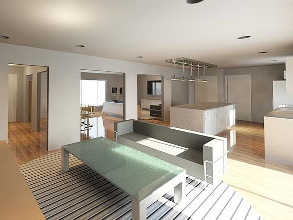 Open Living to Kitchen