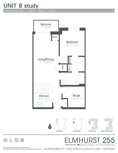 Floor plan B Study