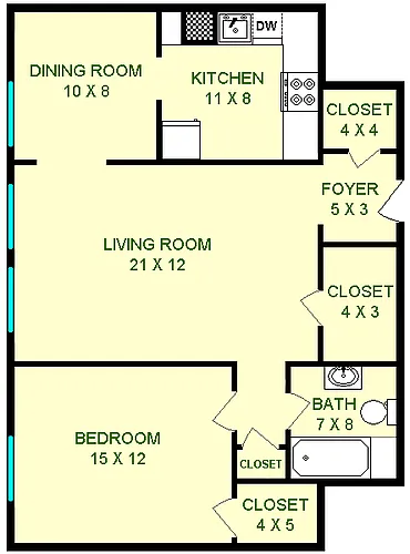 Floor plan Hudson