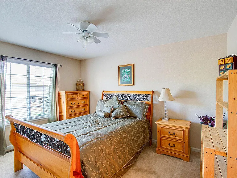 Queen bedroom with a full bathroom attached!