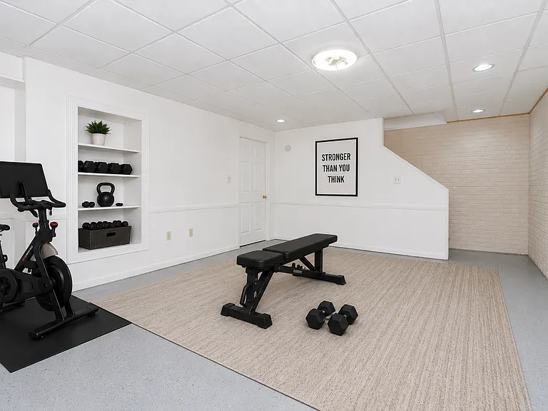 Partially finished Basement