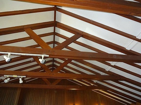 Vaulted ceiling