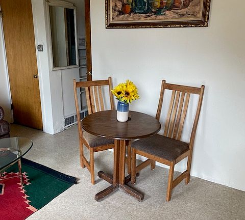 Dining with a window view