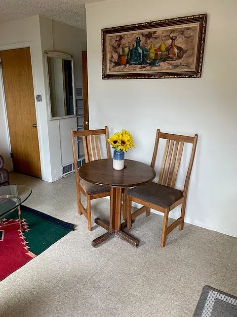Dining with a window view