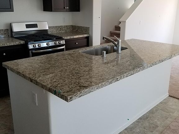 Kitchen granite island