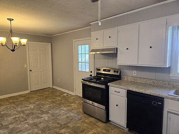 Kitchen and dining/family area combined