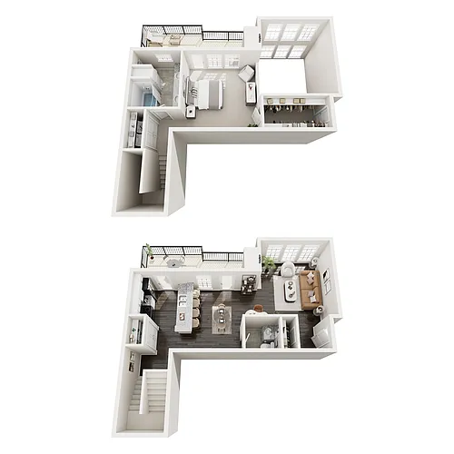 Floor plan Uptown Renovated
