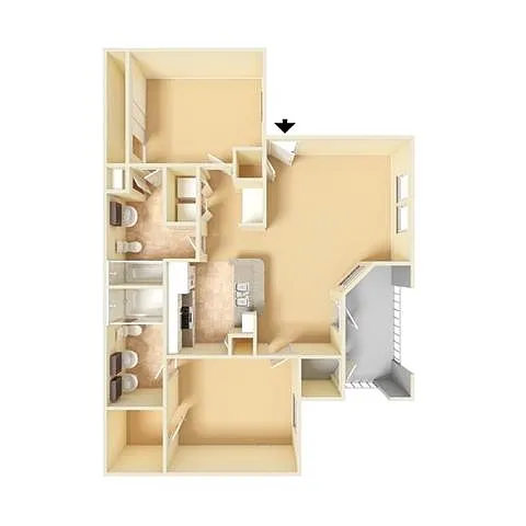 Floor plan Benton