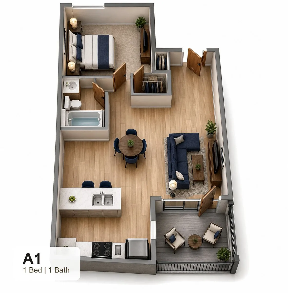Floor plan A1