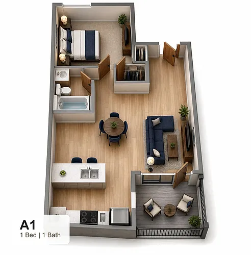 Floor plan A1