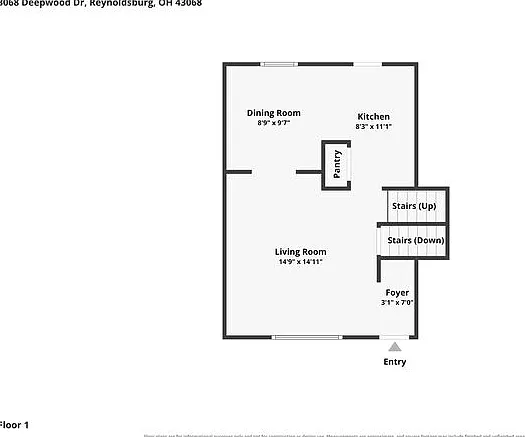3 bed, 1.0 bath, 1368 sqft, $1,800 — Photo 3