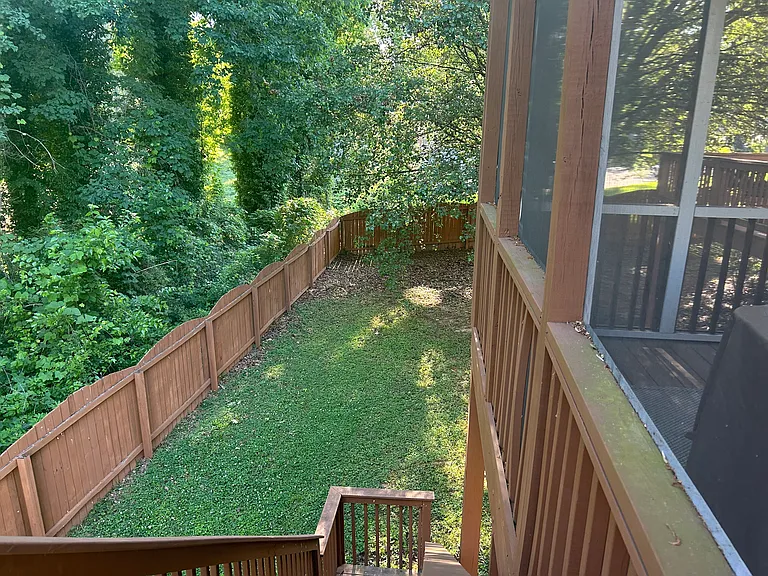 Side View off the Second Level Screened Deck