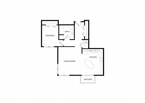 Floor plan 1E