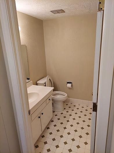 Lower level half bath