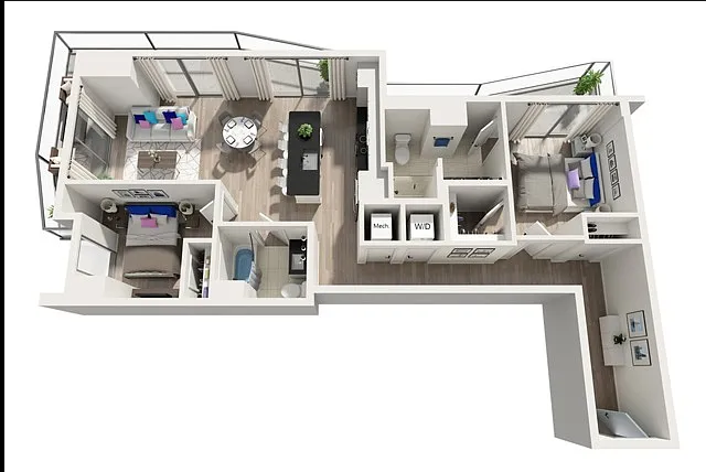 Floor plan B3