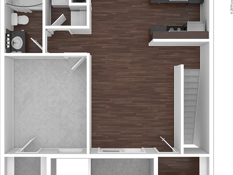 A3R: Beds - 1: Baths - 1: SqFt Range - 680 to 680
