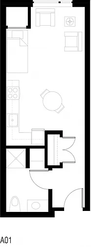 Floor plan A01