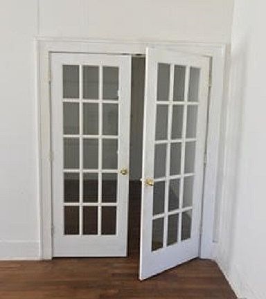 french doors to dining