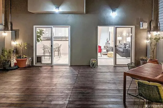 600sf of private deck. Perfect for movie night projected on the wall, BBQ, or just chilling outside.