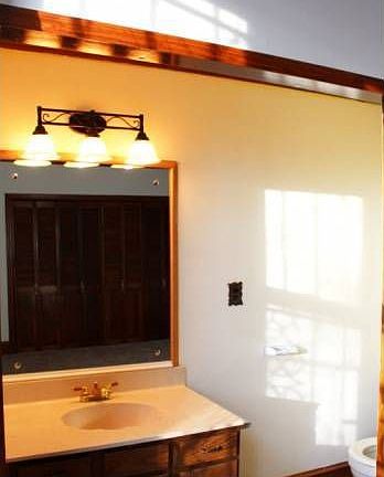 Half Bath in  Master