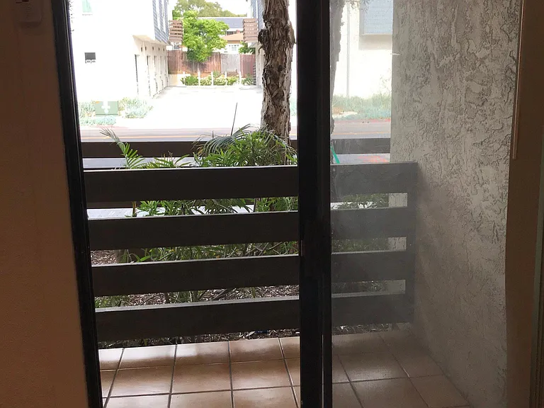 Private patio