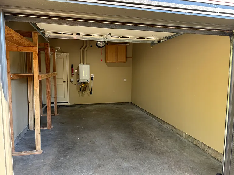 attached one car garage