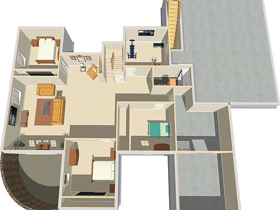 3D Rendering - Dollhouse