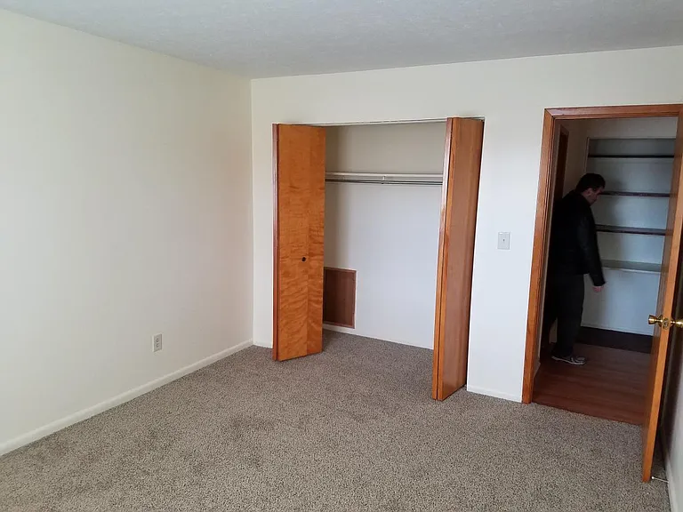 Large Bedrooms feature over-sized closets and ceiling fans