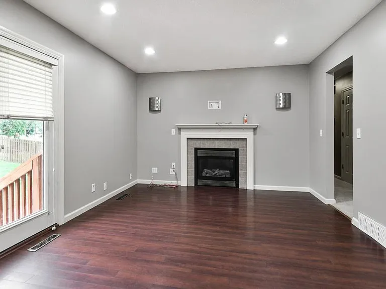 Family Room with Gas Log Fireplace