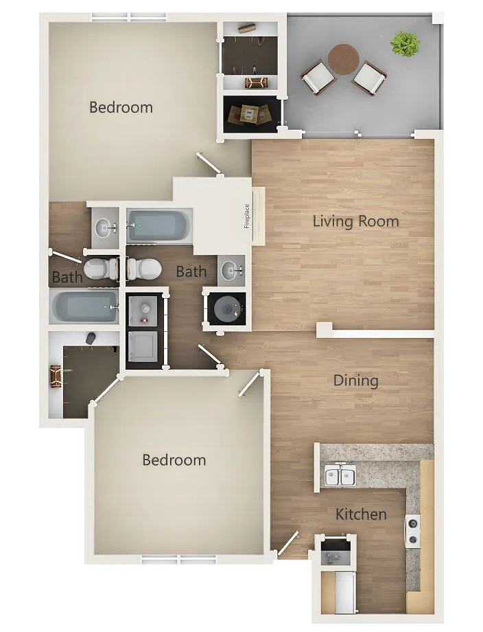 Floor plan B21
