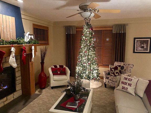 Family Room at Christmas