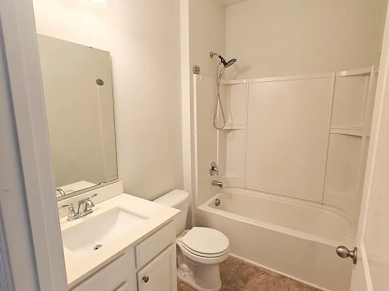 Hallway bathroom