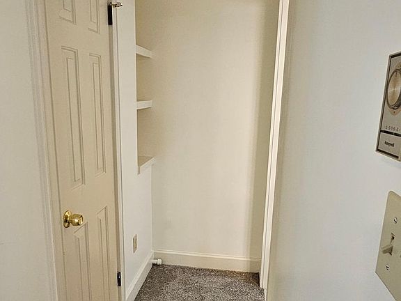 hallway to bathroom