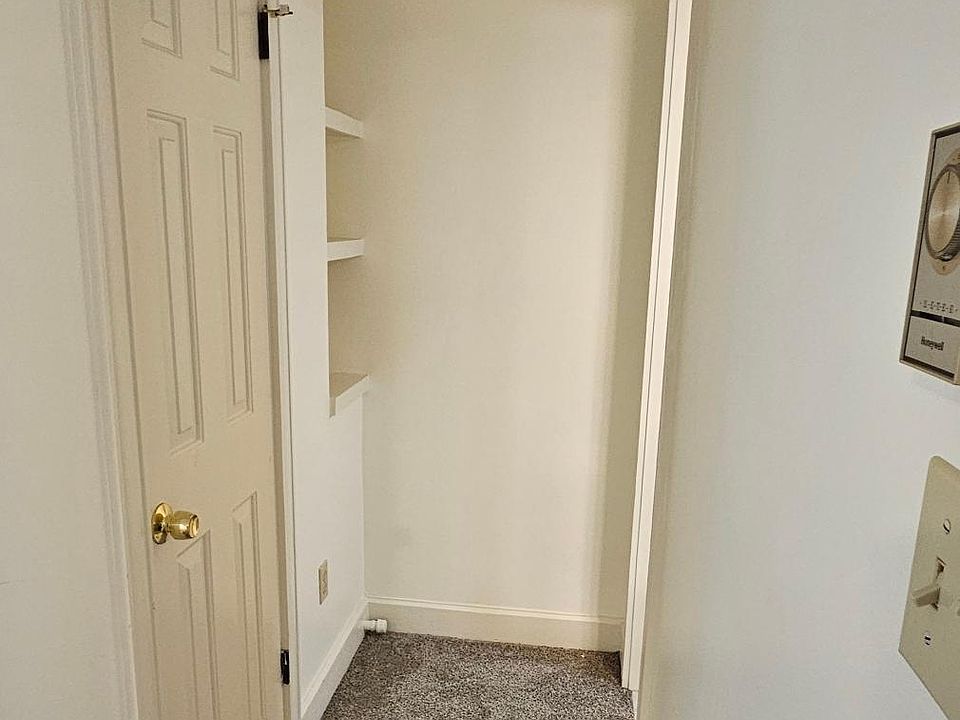 hallway to bathroom