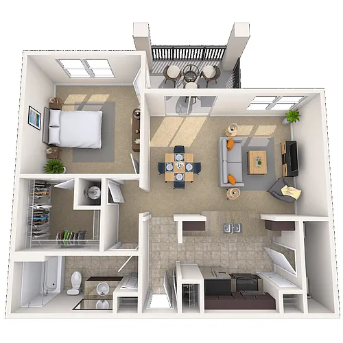 Floor plan Carnegie