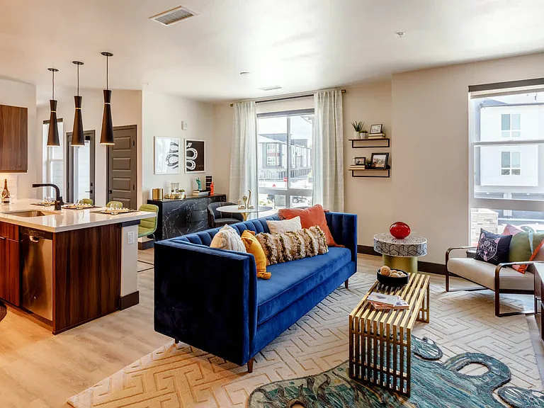 Living Room with Hard Surface Flooring