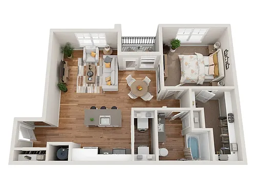 Floor plan Huron