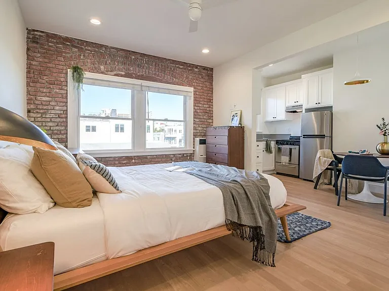 Studio - Bedroom. Staged.