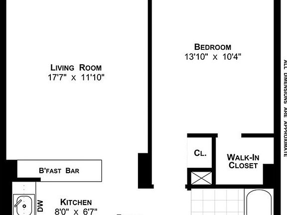 2nd image of 130 W 79th St APT 5C