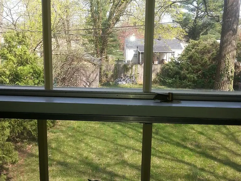 view from the bathroom window