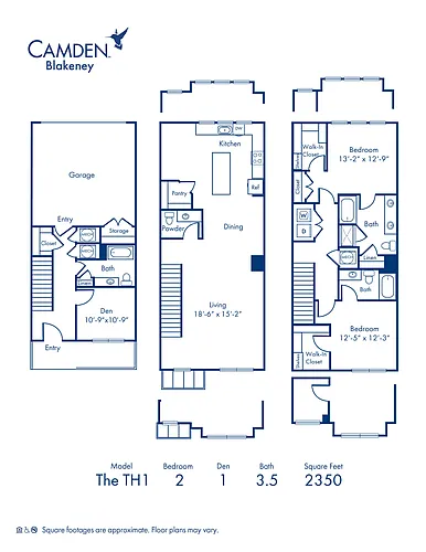Floor plan TH1