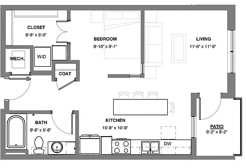 Floor plan Fox