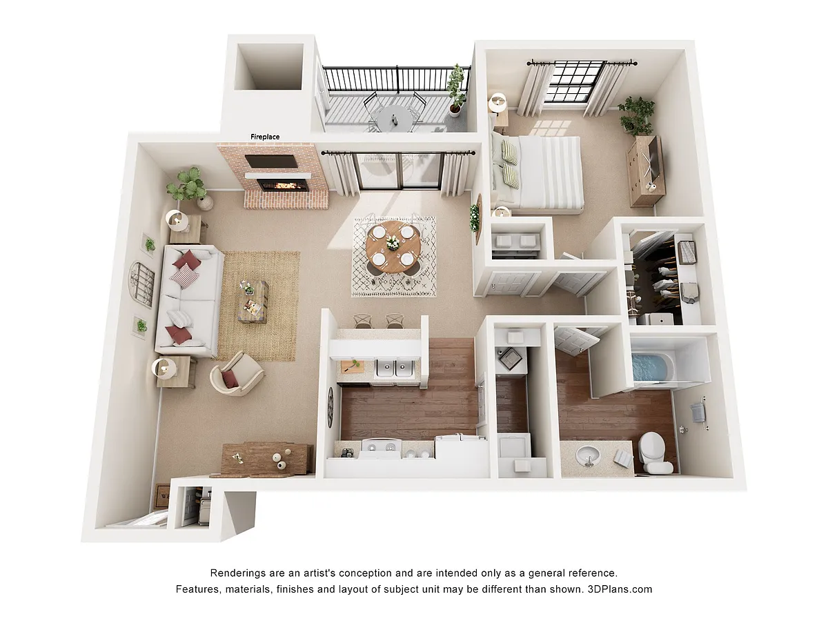 Floor plan Bluebonnet