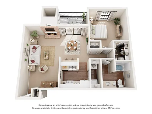 Floor plan Bluebonnet