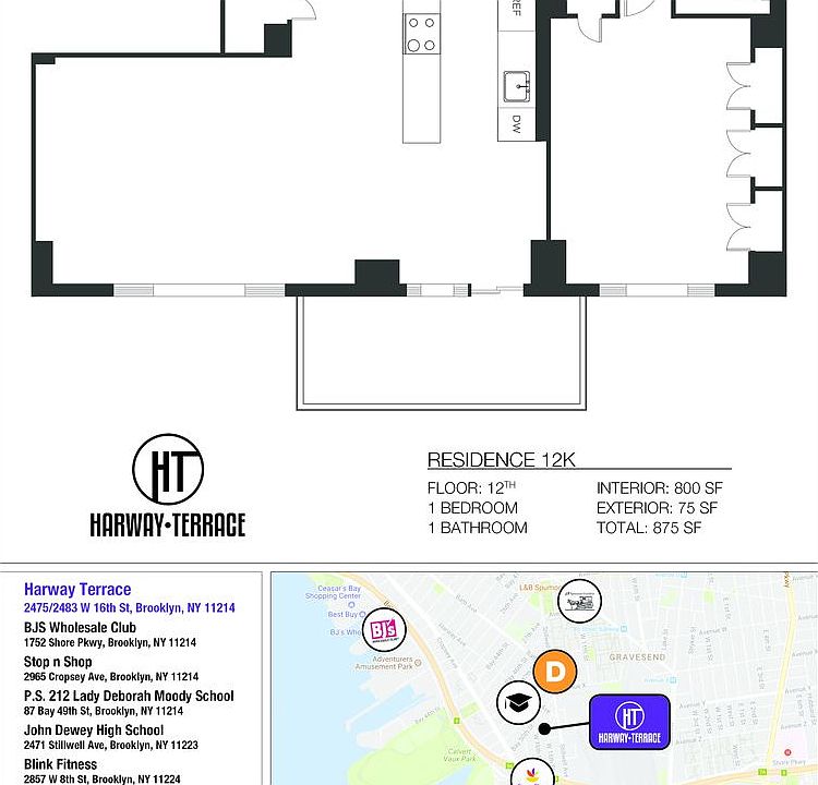 2nd image of 2475 W 16th St APT 12K