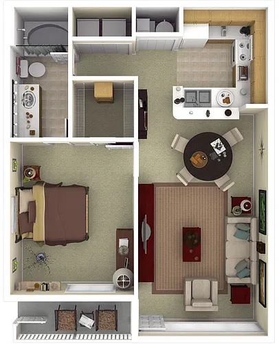 Floor plan Residence 1 Luxury