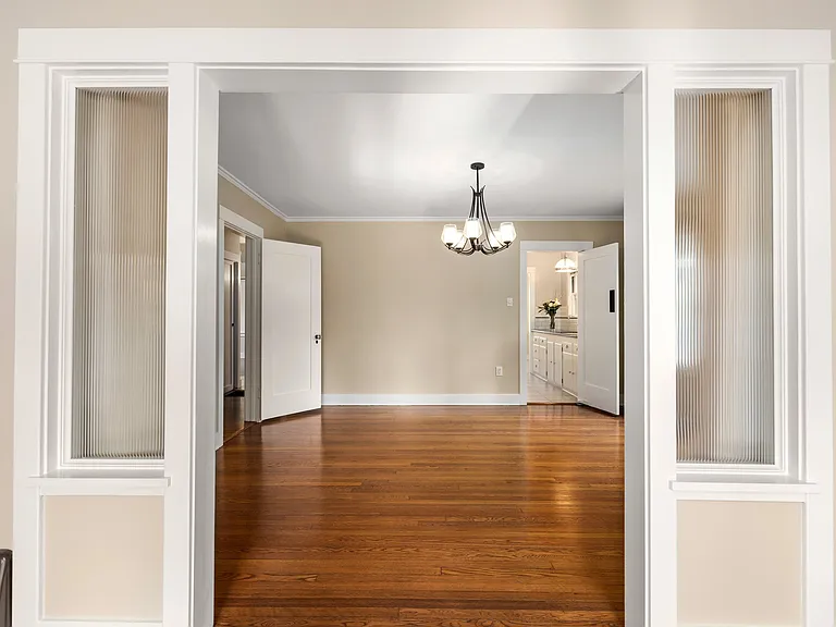 View from Living Room to Dining Room