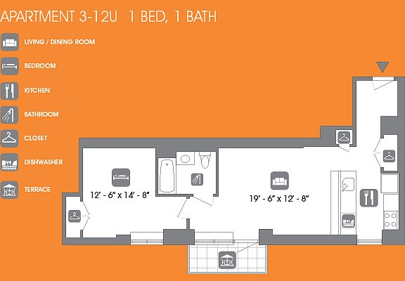 2nd image of 260 W 26th St APT 7U
