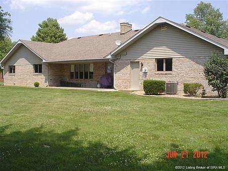 Porch in rear of house