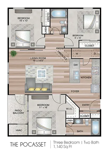 Floor plan Pocasset Garden
